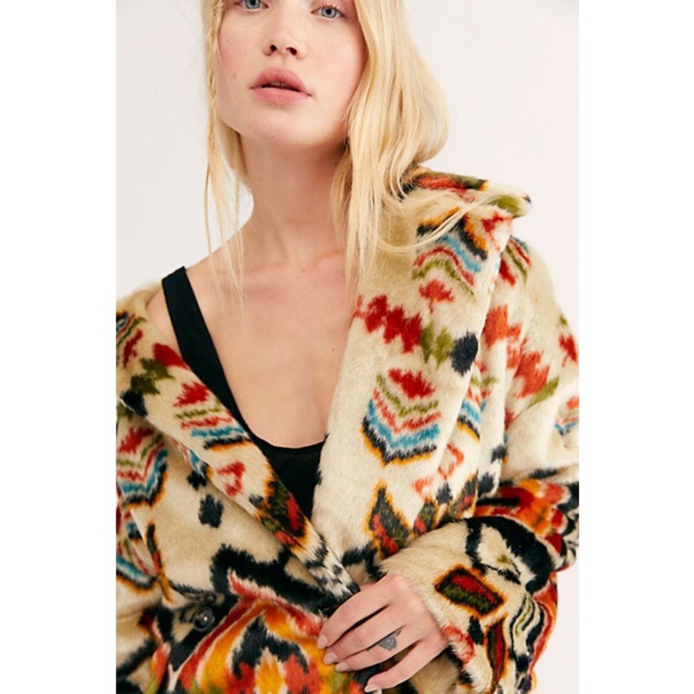 Free People Carmella Fur Coat - Picture 2 of 7